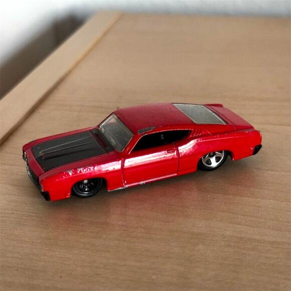 Hot Wheels Y2K 2008 '69 Ford Torino Talladega Red Diecast Model Car 1:64 - Picture 1 of 7